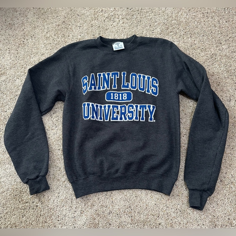 Women’s Official Saint Louis University Dark Gray Pullover